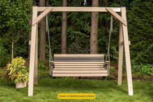 LuxCraft 4' Poly Rollback Plain Porch Swing, Made with Recycled Plastics