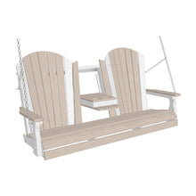 LuxCraft Adirondack 5 Ft. Poly Porch Swing