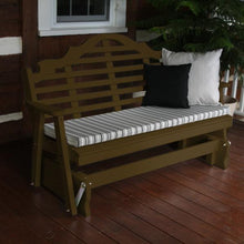A & L Furniture Co. Yellow Pine Marlboro Glider