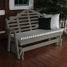 A & L Furniture Co. Yellow Pine Marlboro Glider