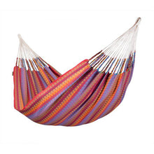 Carolina Cotton Double Classic Hammock - Flowers Pattern - by La Siesta