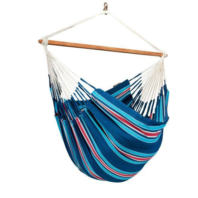 currambera hängematte Currambera Cotton Lounger Hammock Chair by La Siesta Blueberry