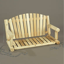 Cedar Looks Log 4ft Porch Swing