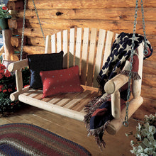 Cedar Looks Log 4ft Porch Swing