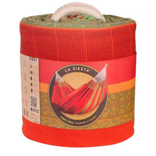 Flora Organic Cotton Kingsize Classic Hammock by La Siesta - Chilli - Swing Chairs Direct