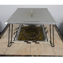 Fire Pit Heat Deflector in Stainless Steel = 05