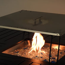 Fire Pit Heat Deflector in Stainless Steel = 02