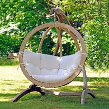 Byers of Maine, Single Globo Swing Chair with Cushion - Swing Chairs Direct