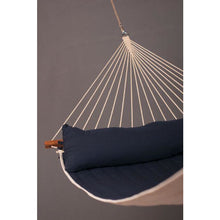 Alabama Quilted Kingsize Spreader Bar Hammock by La Siesta - Navy Blue - Swing Chairs Direct