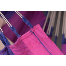 Orquidea Cotton Basic Hammock Chair by La Siesta - Purple