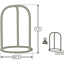 Romano Steel Stand for Basic or Lounger Hammock Chairs by La Siesta