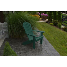 The Amish carefully handcraft the chairs in Pennsylvania. There are no visible screws on the backrest of the chairs t which gives you a completely authentic appearance. The pitch of this recycled plastic Adirondack chair is perfect and you will enjoy every minute that you sit in them all season long.