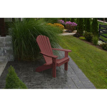 The Amish carefully handcraft the chairs in Pennsylvania. There are no visible screws on the backrest of the chairs t which gives you a completely authentic appearance. The pitch of this recycled plastic Adirondack chair is perfect and you will enjoy every minute that you sit in them all season long.