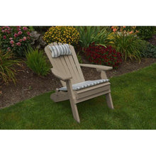 You'll be a fan of the A and L Furniture Recycled Plastic Folding and Reclining Fanback Adirondack Chair from first sit. After that, you'll never want to get up! This exceptionally comfortable chair is perfect for lounging on the patio or porch, spending your lazy afternoons how they deserve to be spent. Crafted of durable recycled plastic, this chair is built to withstand wind and rain, ensuring a long life of relaxation.