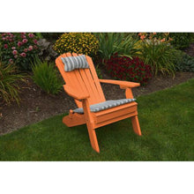 You'll be a fan of the A and L Furniture Recycled Plastic Folding and Reclining Fanback Adirondack Chair from first sit. After that, you'll never want to get up! This exceptionally comfortable chair is perfect for lounging on the patio or porch, spending your lazy afternoons how they deserve to be spent. Crafted of durable recycled plastic, this chair is built to withstand wind and rain, ensuring a long life of relaxation.
