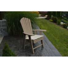 The A & L Furniture Recycled Plastic Upright Adirondack Chair is different from your standard Adirondack chair.  This Adirondack sits higher with a straight seat, unlike most Adirondack chairs that have an angled seat.  This Chair does not lean as far back as the standard Adirondack chairs, making it easier to get in and out of.  This handsome chair will be a great addition to your outdoor needs.
