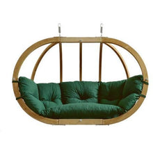 Byers of Maine Globo Double Chair with Cushion - Swing Chairs Direct