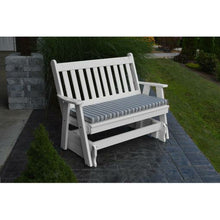 A & L Furniture Company Traditional English 5ft. Poly Glider Chair