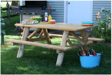 Lakeland Mills Picnic Table with Attached Benches
