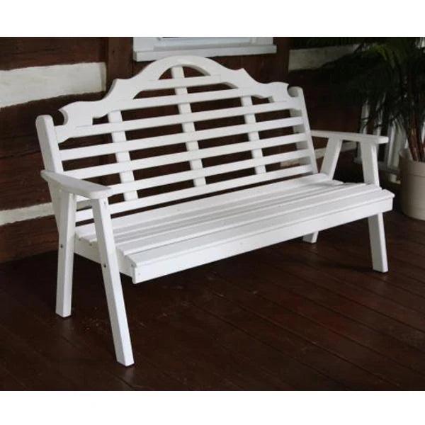 A & L Furniture Co. Yellow Pine Marlboro Garden Bench