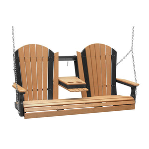 LuxCraft Adirondack Swing, 5 feet - Swing Chairs Direct