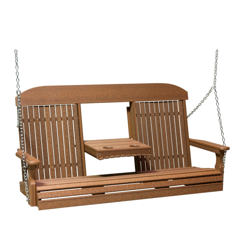 LuxCraft Classic Porch Swing, 5 feet - Swing Chairs Direct