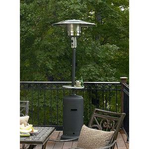 87" Tall Outdoor Patio Heater with Table - 02