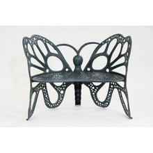 FlowerHouse Butterfly Aluminum 46 inch Outdoor Garden Bench - Swing Chairs Direct