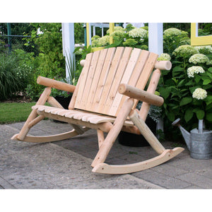 Lakeland Mills Contoured Comfort Rocking Love Seat - 4 foot - Swing Chairs Direct