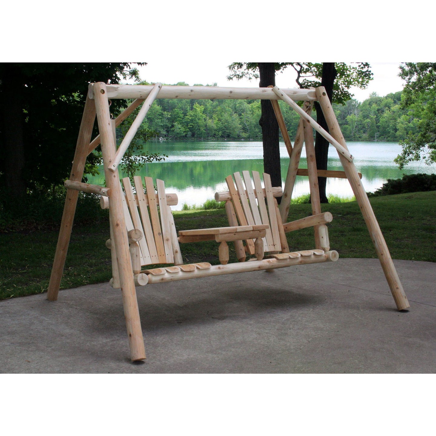 Lakeland Mills Teta-A-Tete Yard Swing - Swing Chairs Direct