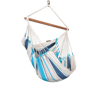 Caribena Cotton Basic Hammock Chair by La Siesta - Swing Chairs Direct