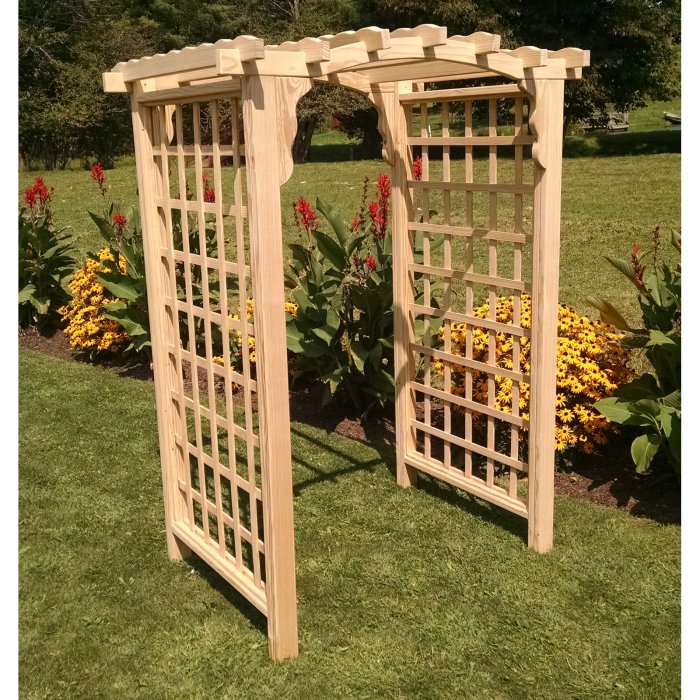 6 Foot Cambridge Cedar Arbor by A&L Furniture