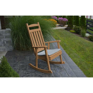 A&L Furniture Company Classic Recycled Plastic Porch Rocking Chair