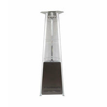 Compact Tall Quartz Glass Tube Heater- Hammered Bronze Finish - 02