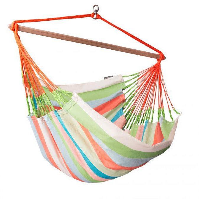 Domingo Weather-Resistant Lounger Hammock Chair by La Siesta - Swing Chairs Direct