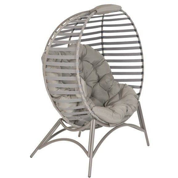 FlowerHouse Cozy Modern Ball Chair in Sand Swing Chairs Direct