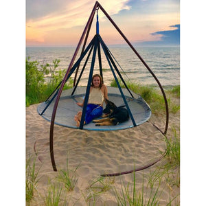 FlowerHouse Flying Saucer Hanging Lounge Hammock Chair - Swing Chairs Direct