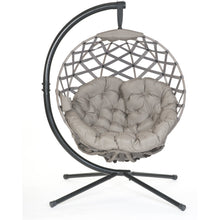 FlowerHouse Hanging Ball Chair Crossweave in Sand