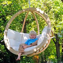 Byers of Maine, Single Globo Swing Chair with Cushion - Swing Chairs Direct
