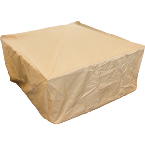 Hiland Heavy Duty Waterproof Cover for Square Wood Burning Fire Pit - 01