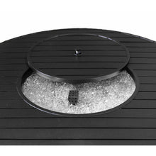 Round Slatted Cast Aluminum Fire Pit - 02