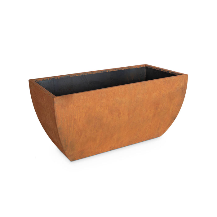 Tuscon Rectangular Corten Steel Planter
