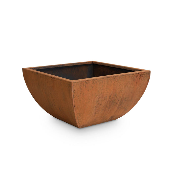 Tuscon Square Corten Steel Planter