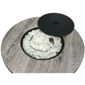 Wood Look Tile Top Fire Pit - 02