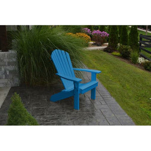 The Amish carefully handcraft the chairs in Pennsylvania. There are no visible screws on the backrest of the chairs t which gives you a completely authentic appearance. The pitch of this recycled plastic Adirondack chair is perfect and you will enjoy every minute that you sit in them all season long.