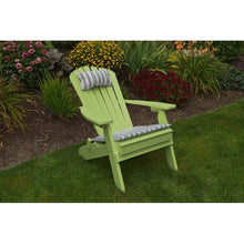 You'll be a fan of the A and L Furniture Recycled Plastic Folding and Reclining Fanback Adirondack Chair from first sit. After that, you'll never want to get up! This exceptionally comfortable chair is perfect for lounging on the patio or porch, spending your lazy afternoons how they deserve to be spent. Crafted of durable recycled plastic, this chair is built to withstand wind and rain, ensuring a long life of relaxation. 