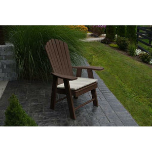 A & L Furniture Company Recycled Plastic Upright Adirondack Chair