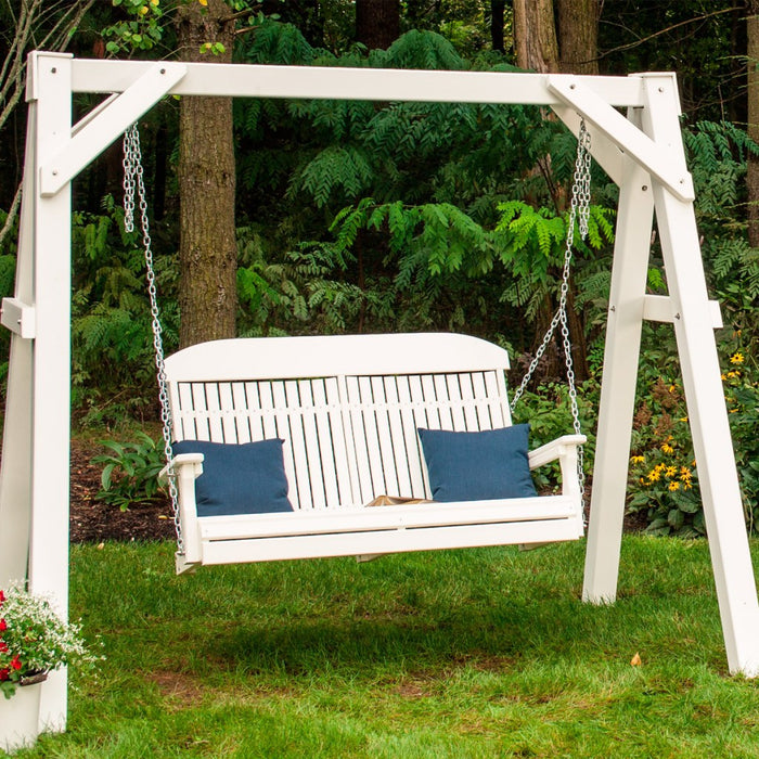 LuxCraft Classic Porch Swing, 4 feet - Swing Chairs Direct