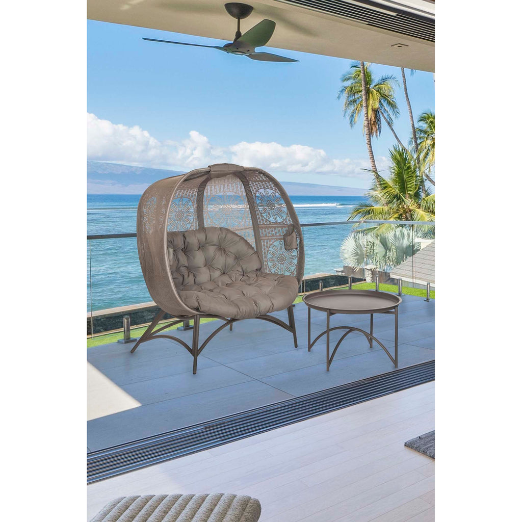 Flower House Cozy Pumpkin Chair in Dreamcatcher Sand Swing Chairs Direct